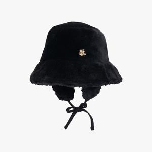 페어라이어 여성 퍼 귀달이 버킷햇 (블랙)