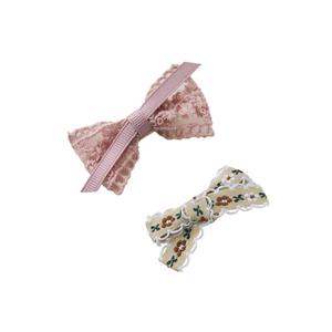 [밍크뮤]SC(핑크)플라워레이스헤어핀SET (35A1487202)백일 돌잔치 머리핀 장신구 A