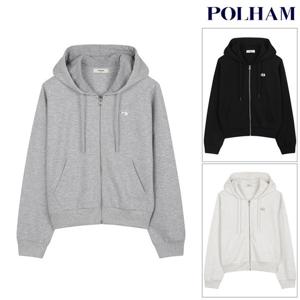 폴햄  여성 코숏 더블니트 후드 크롭 집업 점퍼(PHG5TC2210)