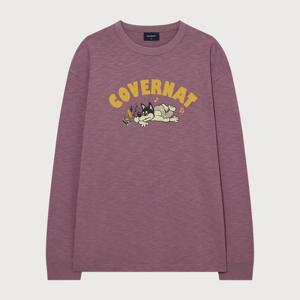 [커버낫]커버낫 슬럽 빈티지 그래픽 롱슬리브 마젠타 CO2503LT24
