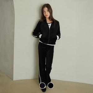 [지오다노주니어] 03415901 여아 벨루어 부츠컷 팬츠