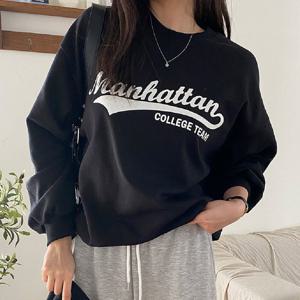 나야홍 / 빅사이즈 510 빅맨해튼라운드맨투맨 DPOV544