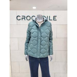 [크로커다일레이디]후드탈착  경량패딩CLEWDW001 -GR_BP