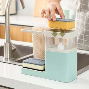 펌프 주방세제통 수세미통 싱크대 수건걸이 행주걸이