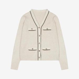 베스띠벨리 세이브존04 브이넥 포켓 체인 골지 가디건 BJCCX2980