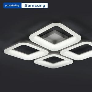 LED 링크 사각 4등 방등 50W 삼성칩 인테리어조명 거실조명 현관조명 주방조명 안방조명