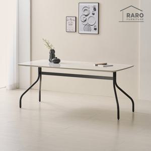 라로퍼니처 리아나 24T 유광 1800 저소음 포세린 세라믹 6인 식탁 테이블