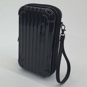 여행용 미니 하드캐리어 파우치 가방 블랙