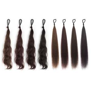 여성 볼륨 묶음 고열사 부분가발 1P 당고 똥머리 밴드