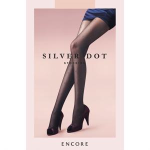 [비너스(스타킹)]앙코르 20D 실버도트 패턴 팬티스타킹 (A2217N)