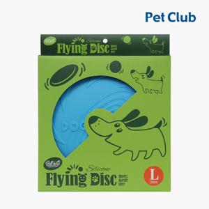 [펫클럽] 벨버드 실리콘 원반 L 블루