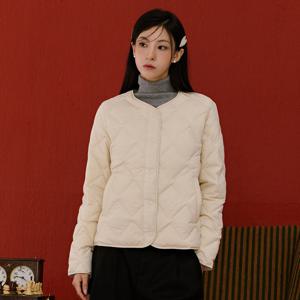 여성 경량 다운 퀼팅 점퍼-DFZG4751C05