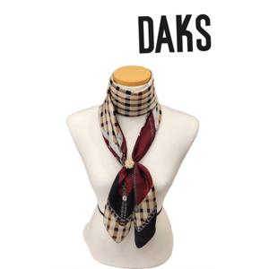 [닥스(스카프)]실크 미니 사각 스카프 FKU012