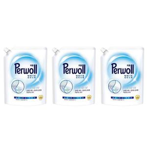 [퍼울] 퍼울 화이트 1.7L x 3개 밝은의류용 세탁세제 리필형