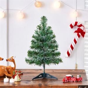 40cm 스카치 눈꽃 트리 크리스마스 탁상용