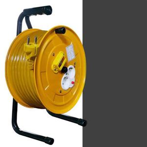 누전차단 2구소켓 45M 전선 릴케이블