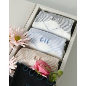 닥스 골프 여성 25SS BEST여성 아가일 단목양말 3종 세트 DNSS5E301WT