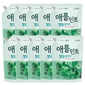 세제리필 참그린 애플민트 주방세제 리필 1.2L 10입