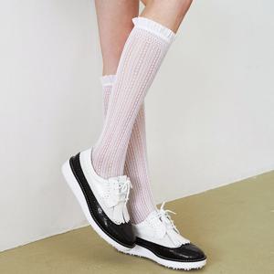 [르니앤맥코이골프] 여성 (2장세트)아이브 레이스 시스루 롱 니삭스 FM55AS173P