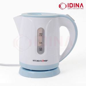 키친플라워 미니블루 전기포트 0.8L (CG32566) 차포트 전기포트 커피포트 가정용티포트 키친플라워티포트