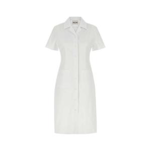 미우미우 미디 원피스 MF5568SOOO15T9 F0009 WHITE