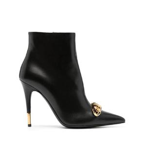 25 FW 톰포드 체인 디테일 가죽 앵클 부츠 W2993LSP002G TP432855077