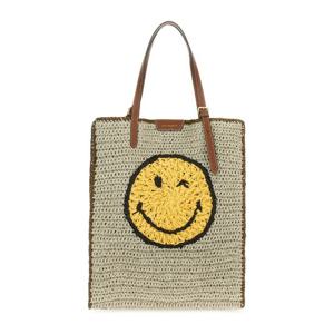 안야힌드마치 위빙 스마일리 페이스 토트백 200530 STEAM