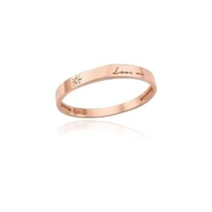 [로이드] 이니셜 우정반지 민자각인 10K/14K/18K 반지 LRT19018T