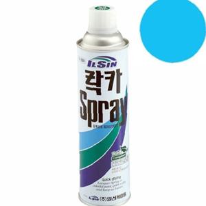 일신 락카 스프레이 연청색 420ml
