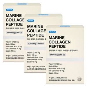 세비톨 멀티 퍼펙트 저분자 피쉬 콜라겐 펩타이드 30포, 3세트