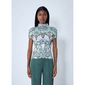 25 FW 이세이미야케 여성 가벼운 페스티벌 탑 plp0261014wht