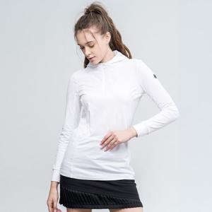 (여성)퀼팅 롱 후드 티셔츠_HC4WTS006