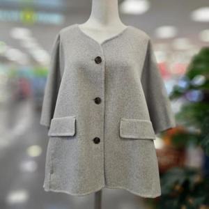 스테파니 HC07 V넥 핸드메이드 숏 코트 A25JK5402P