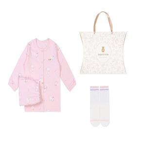 [오가닉맘]여아긴소내의와양말선물세트 MKFP9B02-3SET