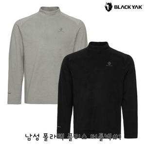 블랙야크 남성 동절기 기모티셔츠 남성 폴라텍 플리스 터틀넥 1BYETWU001