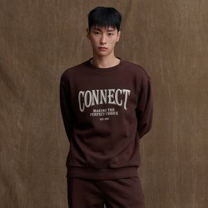 [체이스컬트]공용 에센셜 기모 그래픽 맨투맨 티셔츠-EFRU5122C0