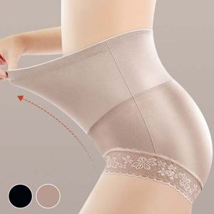 하이웨이스트 허리 뱃살 커버 레이스 보정 팬티