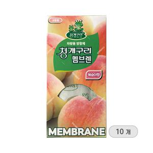 청개구리 멤브렌 차량용 방향제 복숭아향 10P
