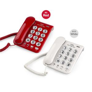 아이텍 IK-200 레드 빅버튼 유선전화기 사무실전화