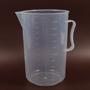 상세정보참조 계량컵 플라스틱 비커 2000ml/손잡이 눈금 비이커