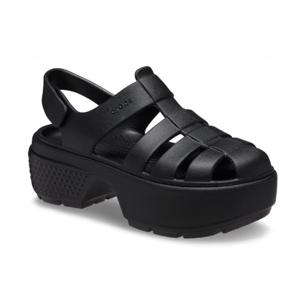 크록스 공용 스톰프 피셔맨 성인 키높이 플랫폼 샌들 209938-001