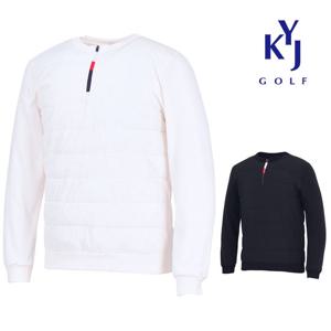 겨울 라운드 누빔 방한 남성 골프 패딩 맨투맨 DOWMPM39