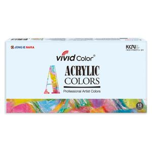 종이나라 비비드 아크릴물감 7.5ml 13색