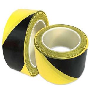 BLEX 바닥라인 테이프 50mm x 30M 황흑사선