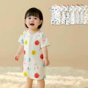 아트박스/엠케이 소프트매쉬 아동 실내 내의 반팔 우주복 205773