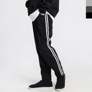 GAA AD901 남자기모면두줄일자트레이닝바지 남자하의 남성하의 남자바지 남성바지 기모 기모일자 트레이닝 기모일자트레이닝