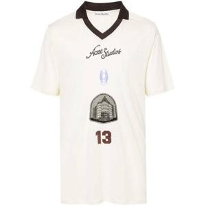 라프리마 아크네 스튜디오 로고 프린트 스포츠 셔츠 BL0382 AEF