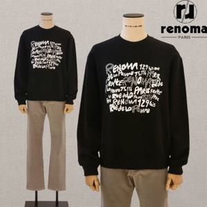 FW 블랙 가을겨울 두툼한 면100 맨투맨 티셔츠 RPCMTT01AJD