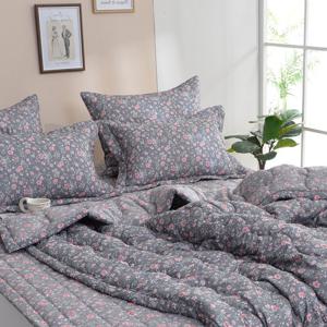 [샤이닝홈]리브린 플라워레인 세미마이크로 차렵이불 베개세트 Q