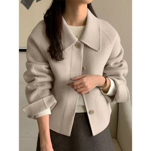 [예쎄](예쎄) 데일리 원버튼 카라넥 숏 코트(S5WCT021A)